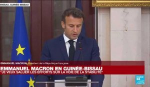 Emmanuel Macron en Guinée-Bissau : "C'est une étape historique de notre relation"
