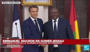 Emmanuel Macron en Guinée-Bissau : suivez la conférence de presse conjointe avec Umaro Sissoco Embalo
