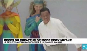 Décès du créateur de mode japonais Issey Miyake à 84 ans
