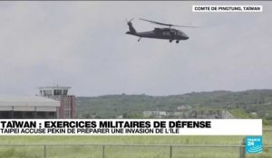 Taïwan organise des exercices militaires