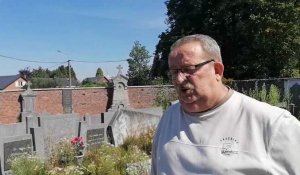 Wanze: Jean-Claude dénonce le manque d'entretien des tombes au cimetière de Vinalmont