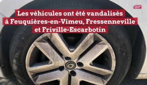 Une cinquantaine de voitures vandalisées dans trois communes du Vimeu (Somme)
