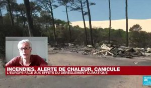 Incendies en France : "les canicules ont déjà augmenté dans les dernières années"