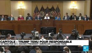 Assaut du capitole : Donald Trump a "failli à son devoir", conclut la commission parlementaire