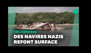 Les épaves de navires nazis refont surface avec la sécheresse