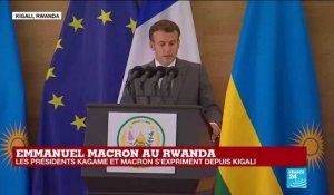 REPLAY - Le président français Emmanuel Macron s'exprime à nouveau depuis Kigali
