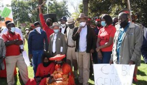 Namibie: manifestation contre l'offre de réparations par l'Allemagne pour le génocide