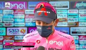 Tour d'Italie 2021 - Egan Bernal : "I did a very good climb I'm very happy for my climb"