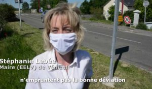 Travaux sur la RN2 : La maire de Venizel peste contre l'arrivée des camions dans la commune