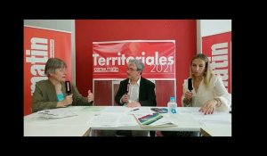 Territoriales 2021 : Agnès Simonpietri face à la rédaction de Corse-Matin