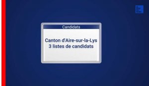 Élections départementales : les candidats du canton d'Aire-sur-la-Lys