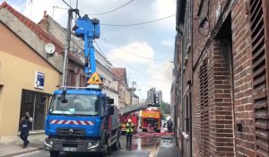 Incendie à Romilly
