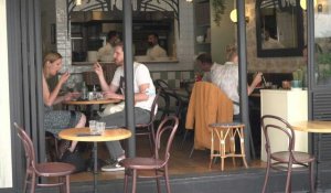 Levée des restrictions: réouverture de la salle d'un restaurant à Paris