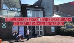 L’université de Picardie invite les étudiants à venir se faire vacciner contre le covid