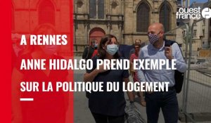 A Rennes, la maire de Paris Anne Hidalgo prend exemple sur la politique de logement de Nathalie Appéré