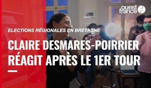 VIDÉO. Claire Desmares-Poirrier réagit aux résultats du 1er tour des élections régionales en Bretagne