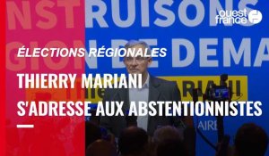 VIDÉO. Thierry Mariani s'adresse aux abstentionnistes : « Dimanche prochain, tout ne dépend que de vous »