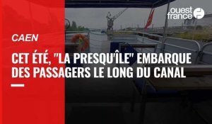 VIDEO. Balade sur le canal de Caen à la mer à bord de « La Presqu’île »