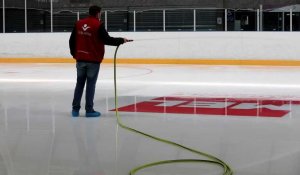 Wasquehal : préparation de la patinoire pour la réouverture