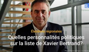 Régionales: quelles personnalités politiques sur la liste divers-droite de Xavier Bertrand?