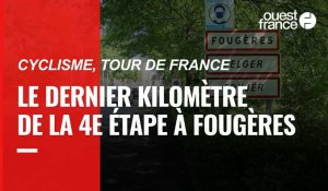 VIDÉO. Cyclisme. Tour de France : le dernier kilomètre de la 4e étape entre Redon et Fougères