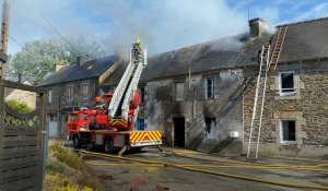 Trois maisons touchées par un incendie à Saint-Martin-des-Prés