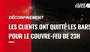 VIDÉO. Déconfinement : les clients ont quitté les bars pour le couvre-feu de 23h