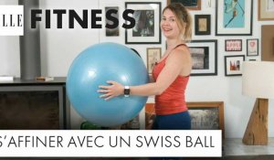 20 minutes pour s'affiner avec un Swiss ball ┃ELLE Fitness