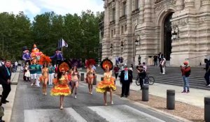 Roubaix: parade colorée pour les JO 2024