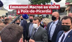 Visite d'Emmanuel Macron dans la Somme