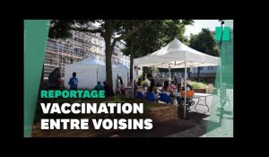 Au pied des immeubles, la vaccination au plus près des habitants à Montreuil