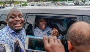 L'ex-président Gbagbo est rentré en Côte d'Ivoire, accueilli par ses partisans en liesse