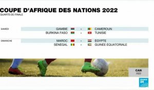 CAN-2022 : Découvrez le programme des quarts de finale de la Coupe d'Afrique des nations