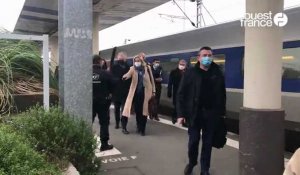 VIDÉO. Marine Le Pen en visite à Brest, ce mardi 1er février