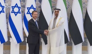 Émirats arabes unis : la visite historique du président israélien
