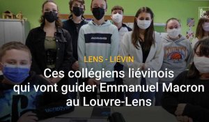 Neuf collégiens liévinois vont rencontrer Emmanuel Macron au Louvre-Lens