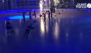 VIDÉO. Hockey sur glace : vainqueurs de la Coupe de France, les Ducs d'Angers fêtés en héros à l'Ice Parc