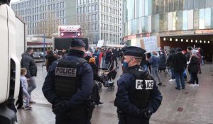 Tourcoing : ambiance dans le centre ville avant la venue du Président