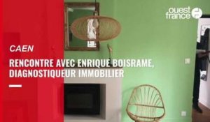 VIDÉO. Rencontre avec Enrique Boisrame, diagnostiqueur immobilier à Caen