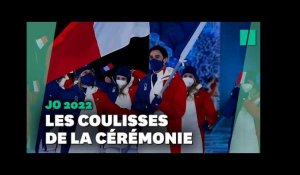 La cérémonie des JO vue par les athlètes français