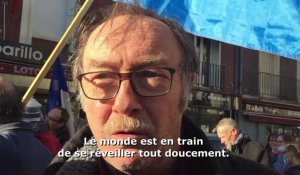 Malgré Le Convoi de la Liberté, 85 personnes manifestent contre le pass vaccinal à Beauvais
