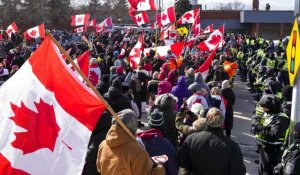 Canada : la contestation ne faiblit pas alors que le mouvement entre dans sa troisième semaine