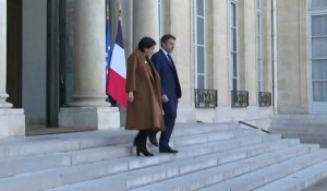 Invasion de l'Ukraine: fin de la rencontre entre Macron et la présidente géorgienne à l'Elysée