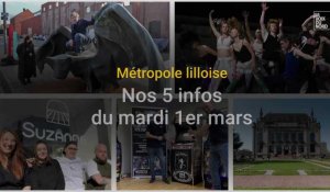 Les 5 infos de la Métropole lilloise du 1 mars 2022
