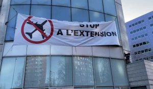 Lille : action contre l'extension de l'aéroport de Lesquin