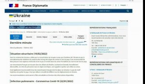 La France recommande à ses ressortissants de quitter l'Ukraine (Affaires étrangères)