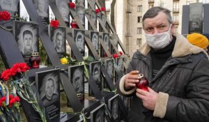 À Kiev, les Ukrainiens célèbrent l'anniversaire de Maïdan