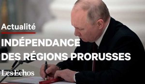 Ukraine : Vladimir Poutine reconnaît l'indépendance des séparatistes prorusses
