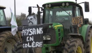 Amiens : Les agriculteurs manifestent dans le centre-ville