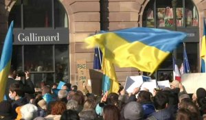 Strasbourg: rassemblement de soutien au peuple ukrainien